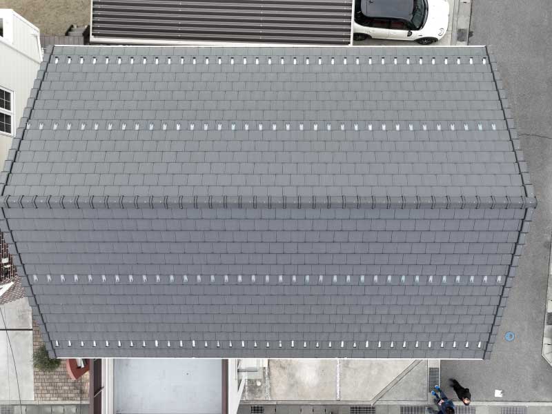 ドローンでの屋根点検画像